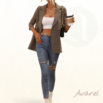 Chic und sophistiziert Tweedjacke für Frauen – das Must-Have im Summer