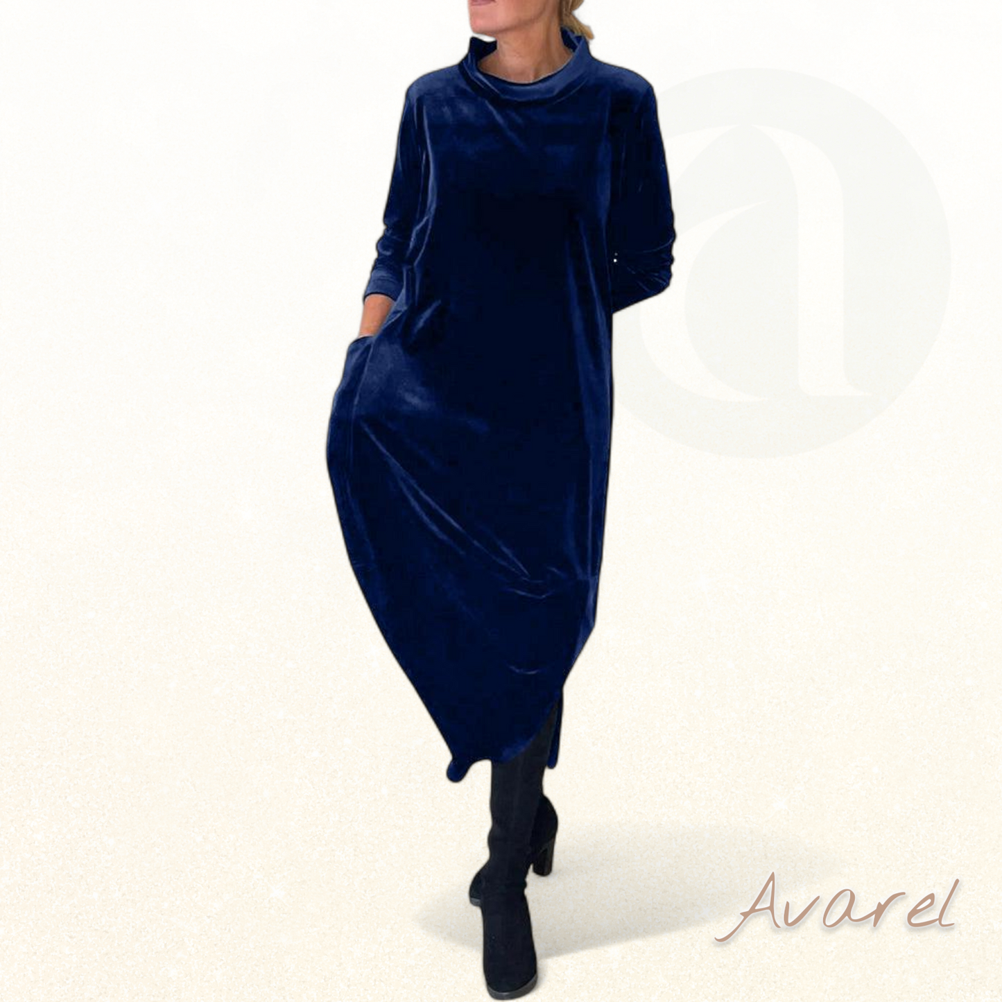 Rozy | Elegantes und modernes Damenkleid mit praktischen Taschen für einen perfekten Stil