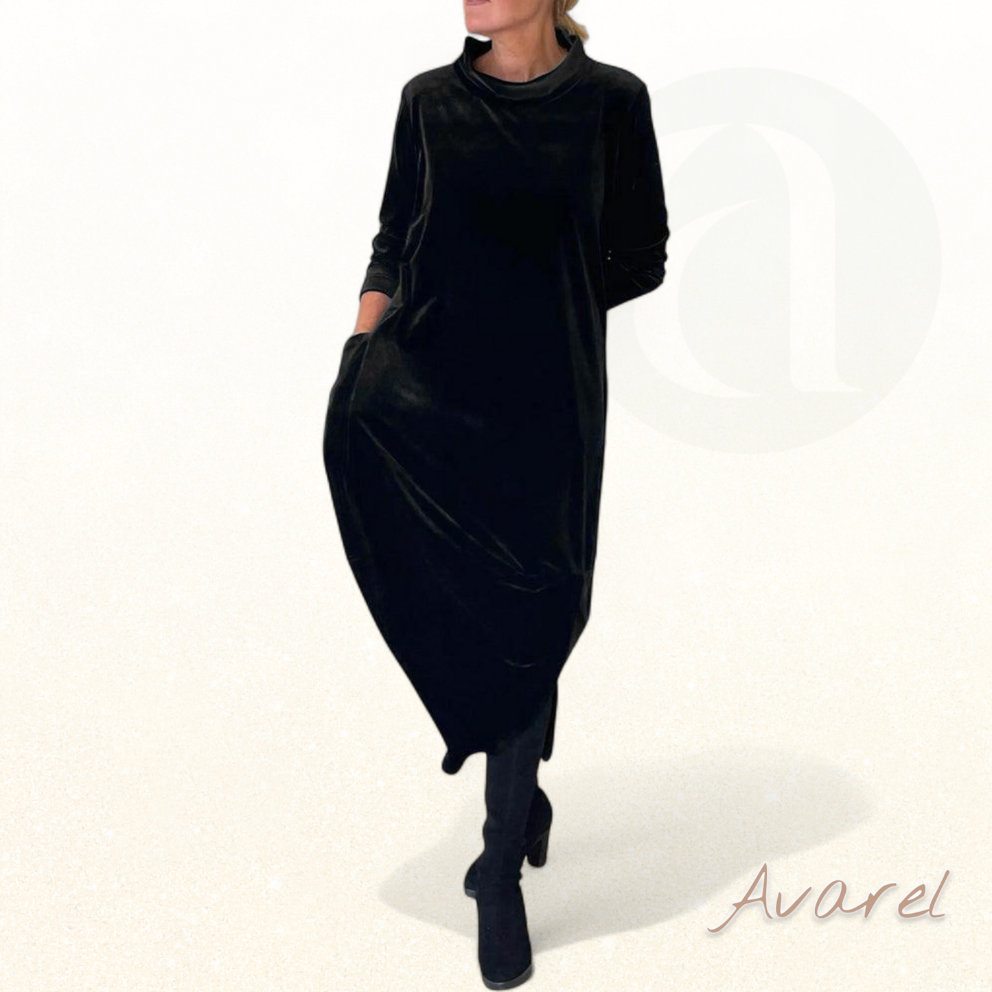 Rozy | Elegantes und modernes Damenkleid mit praktischen Taschen für einen perfekten Stil