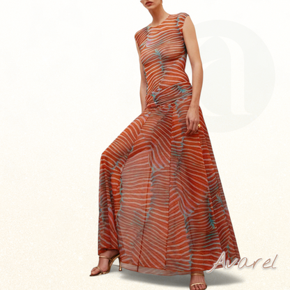 Rüsche-Detail Netz-Body für einen glamourösen und auffälligen Look