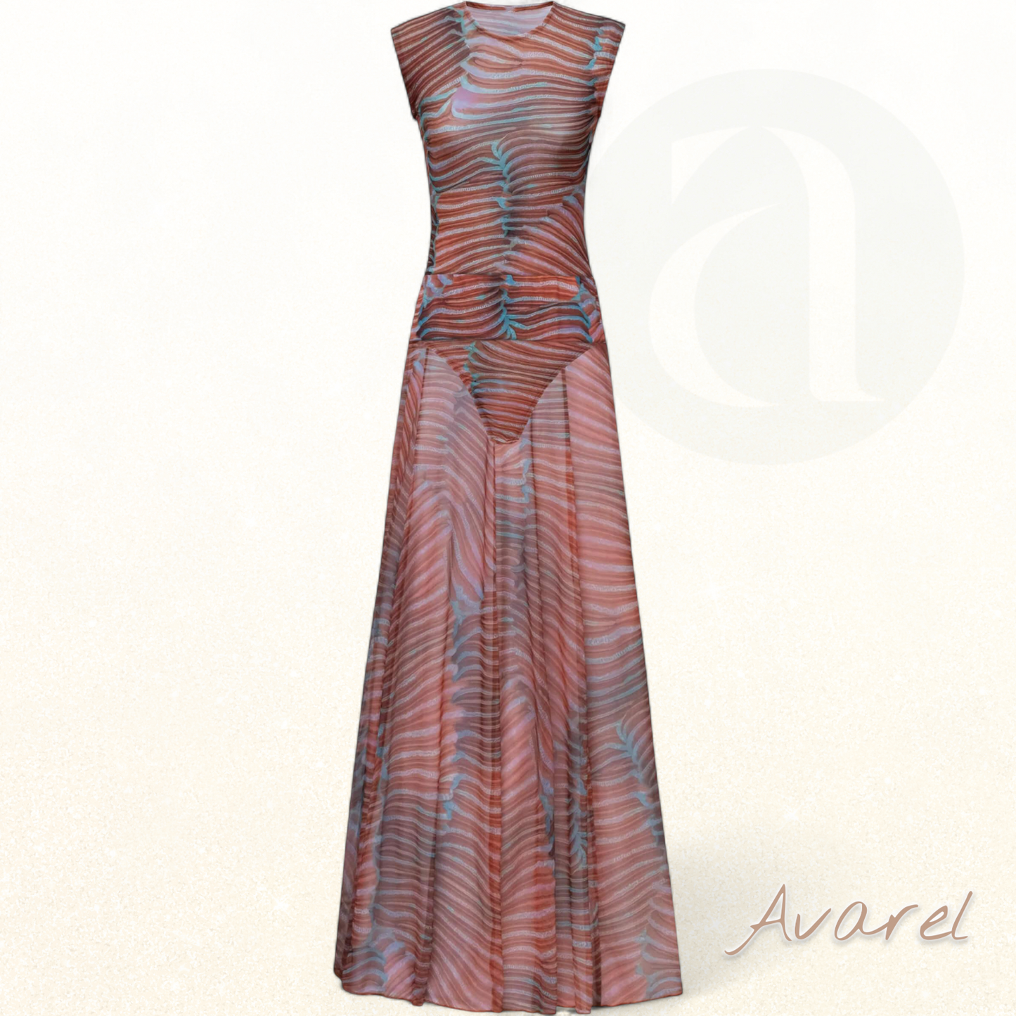 Rüsche-Detail Netz-Body für einen glamourösen und auffälligen Look