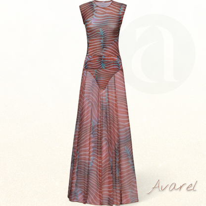 Rüsche-Detail Netz-Body für einen glamourösen und auffälligen Look