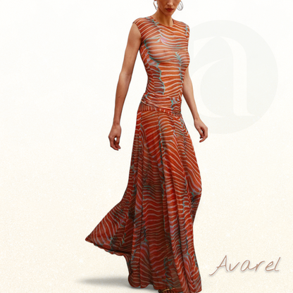 Rüsche-Detail Netz-Body für einen glamourösen und auffälligen Look