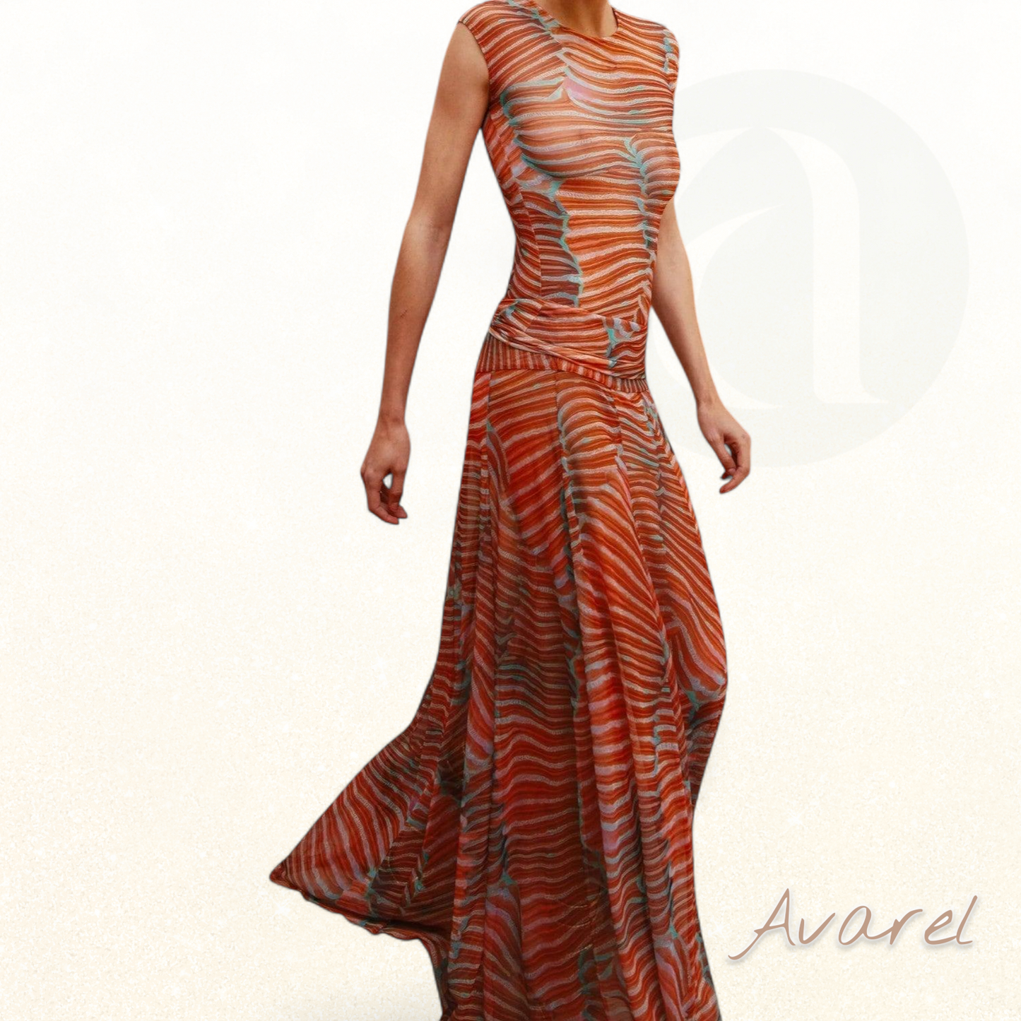 Rüsche-Detail Netz-Body für einen glamourösen und auffälligen Look