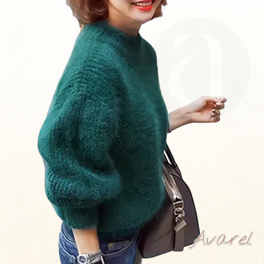 Winter-Sweatshirt für Frauen mit eleganter Passform und lange Ärmel, perfekt für Wärme und Komfort