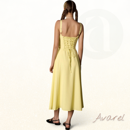 Schickes Bustier-Kleid mit Spitze an den Seiten und verstellbaren Trägern – Das perfekte Outfit für besondere Anlässe