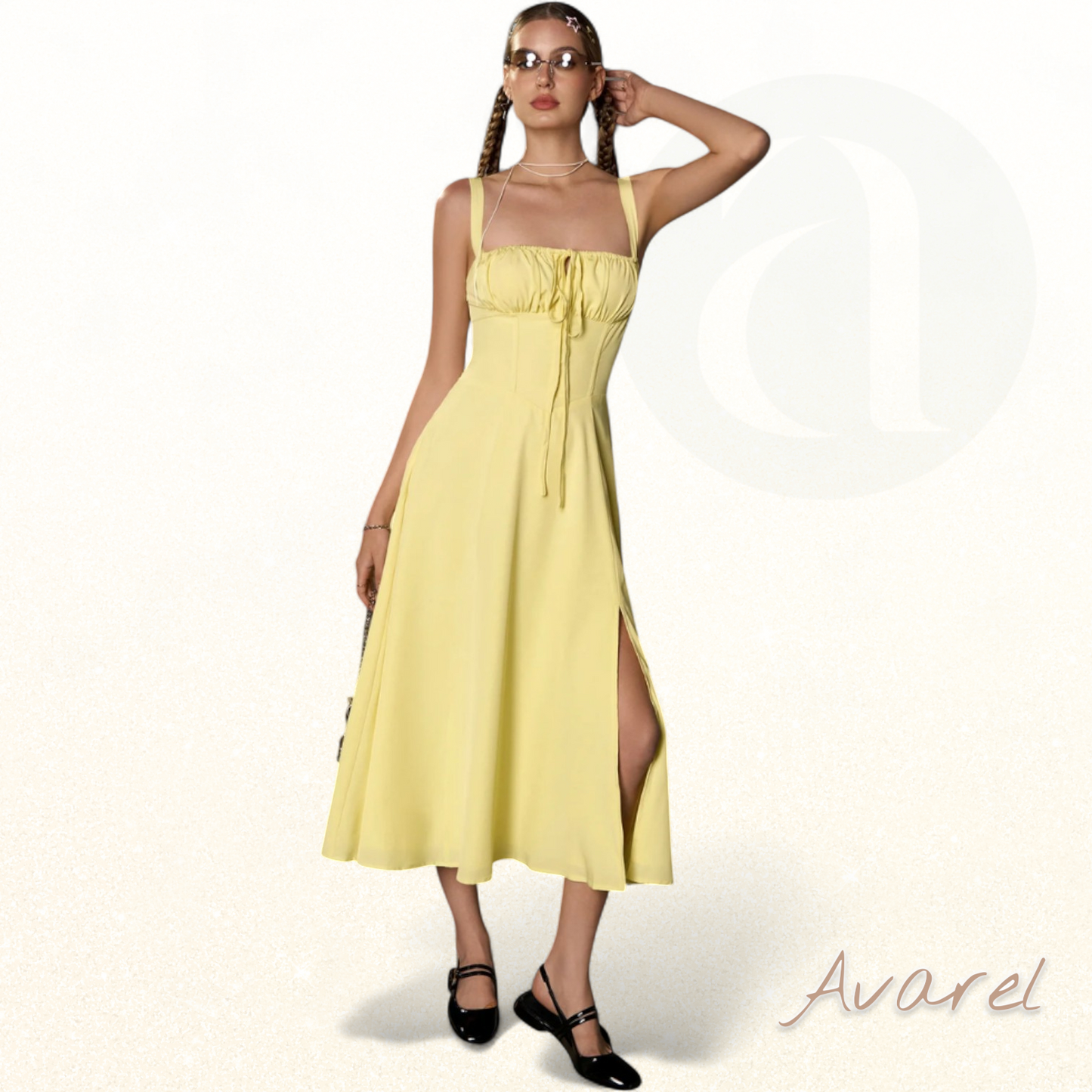 Schickes Bustier-Kleid mit Spitze an den Seiten und verstellbaren Trägern – Das perfekte Outfit für besondere Anlässe