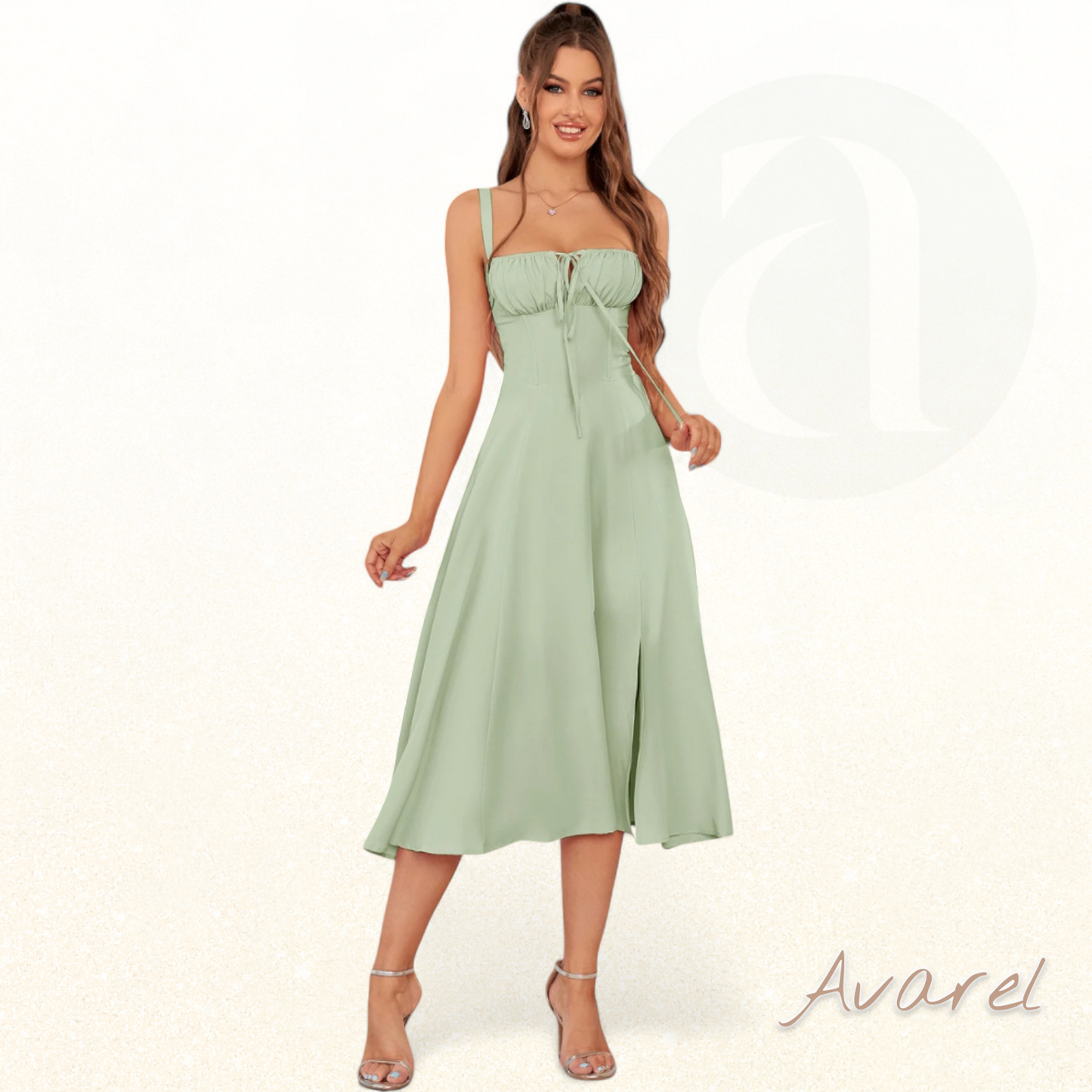 Schickes Bustier-Kleid mit Spitze an den Seiten und verstellbaren Trägern – Das perfekte Outfit für besondere Anlässe