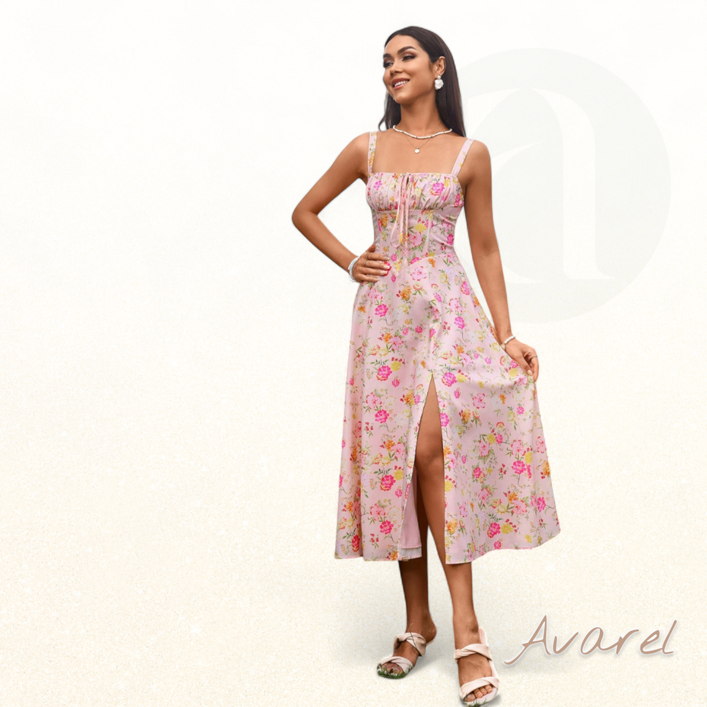 Schickes Bustier-Kleid mit Spitze an den Seiten und verstellbaren Trägern – Das perfekte Outfit für besondere Anlässe