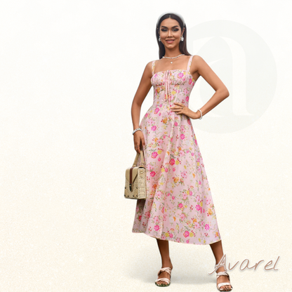 Schickes Bustier-Kleid mit Spitze an den Seiten und verstellbaren Trägern – Das perfekte Outfit für besondere Anlässe