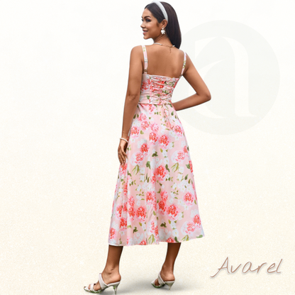 Schickes Bustier-Kleid mit Spitze an den Seiten und verstellbaren Trägern – Das perfekte Outfit für besondere Anlässe