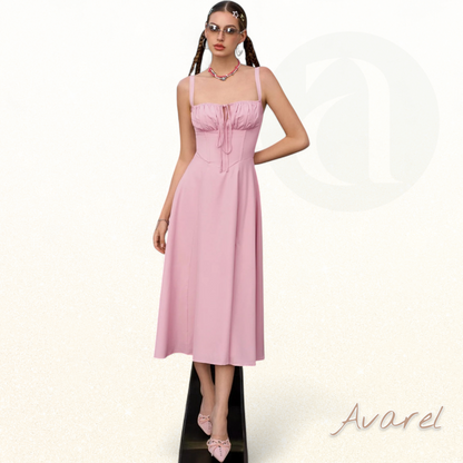 Schickes Bustier-Kleid mit Spitze an den Seiten und verstellbaren Trägern – Das perfekte Outfit für besondere Anlässe