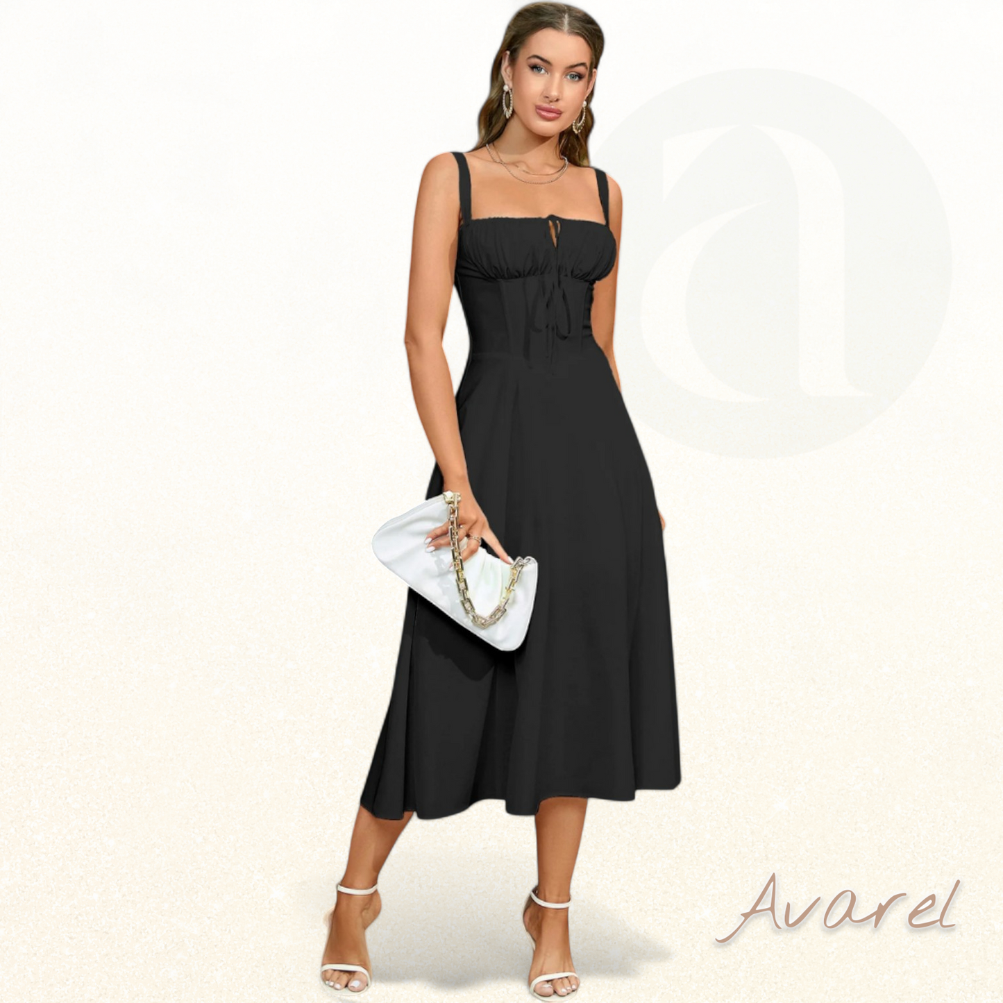 Schickes Bustier-Kleid mit Spitze an den Seiten und verstellbaren Trägern – Das perfekte Outfit für besondere Anlässe