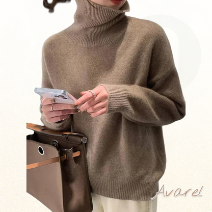 Chüete mit em bequeme Maschinet oder Strick, mit enem sanften und elegante Hohlkragen für e chic Stil und ultimative Komfort