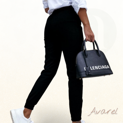 Damen Skinny-Hosen mit Hohem Bund, ausserordentlich flexibel und bequem, für einen makellosen Stil