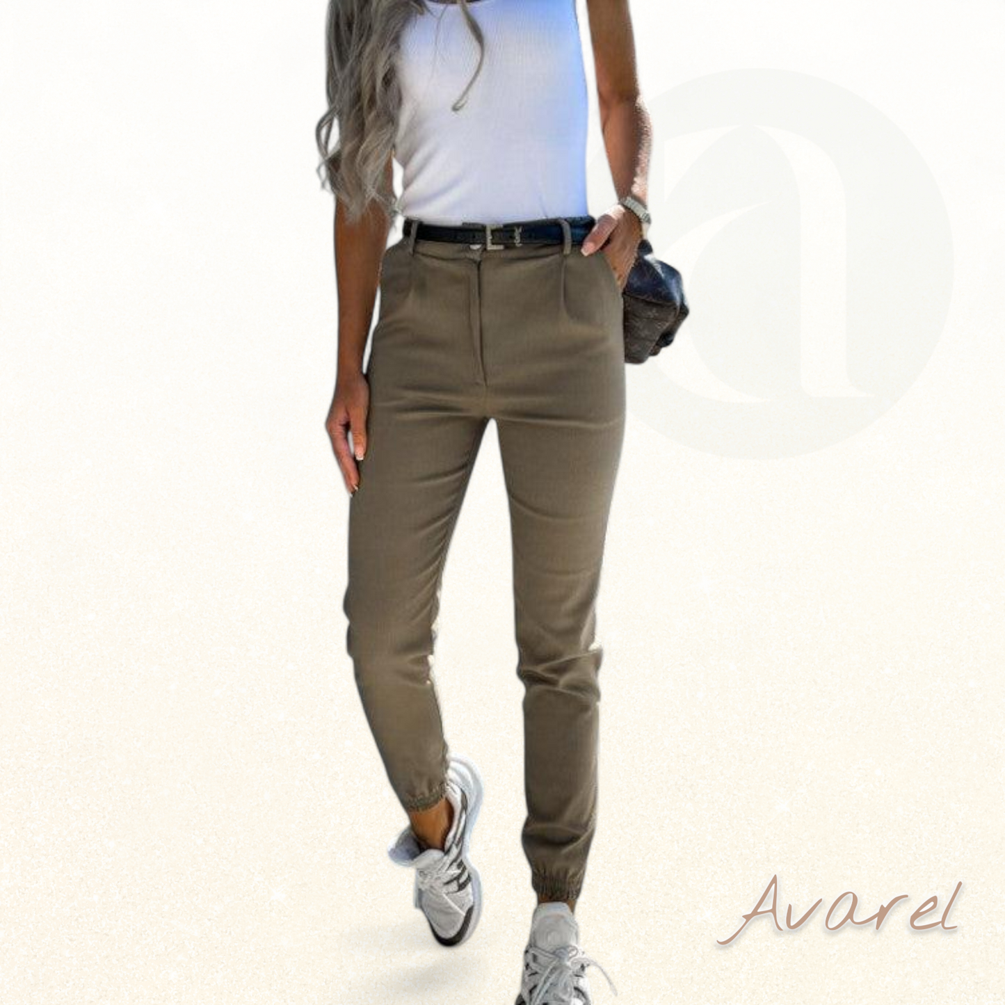 Damen Skinny-Hosen mit Hohem Bund, ausserordentlich flexibel und bequem, für einen makellosen Stil