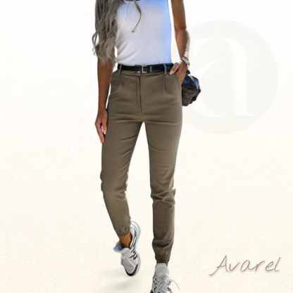 Damen Skinny-Hosen mit Hohem Bund, ausserordentlich flexibel und bequem, für einen makellosen Stil