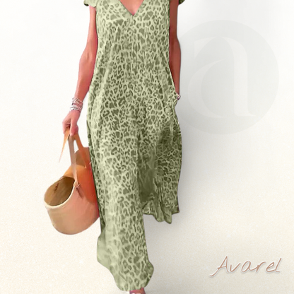 Sofia – Elegantes Maxikleid mit wildem und raffiniertem Charme