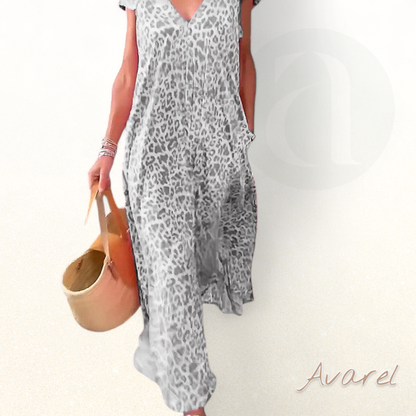 Sofia – Elegantes Maxikleid mit wildem und raffiniertem Charme