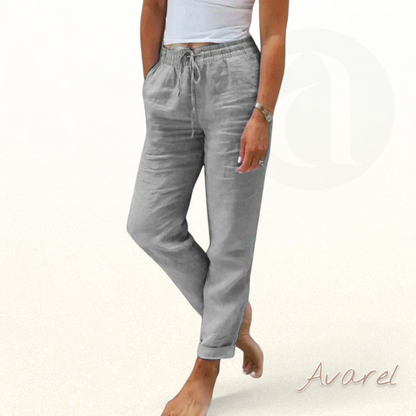 Lässigi, komfortabli Leinen-Casualhose, perfekt für täglich Gebrauch