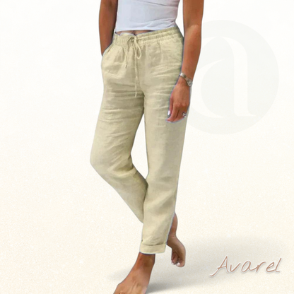 Lässigi, komfortabli Leinen-Casualhose, perfekt für täglich Gebrauch