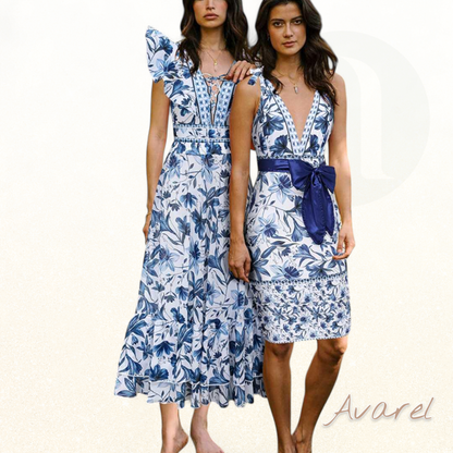 Stylor Bikini-Set mit V-Ausschnitt und passendem Rock für einen schicken und glamourösen Look