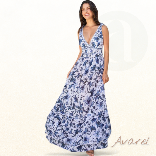 Stylor Bikini-Set mit V-Ausschnitt und passendem Rock für einen schicken und glamourösen Look