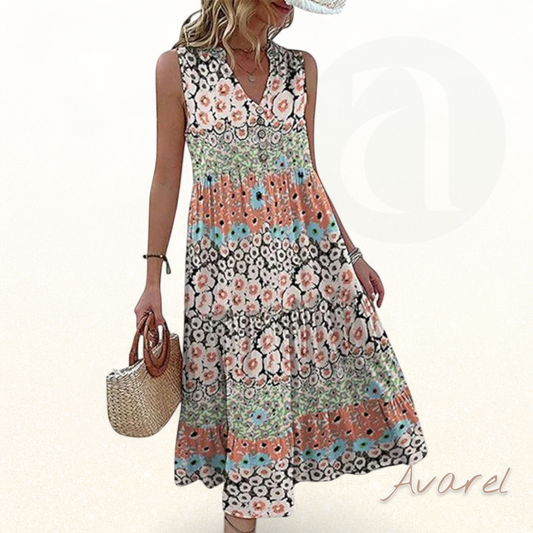 Zepira | Modernes und elegantes Blumenamenkleid für einen perfekten Stil