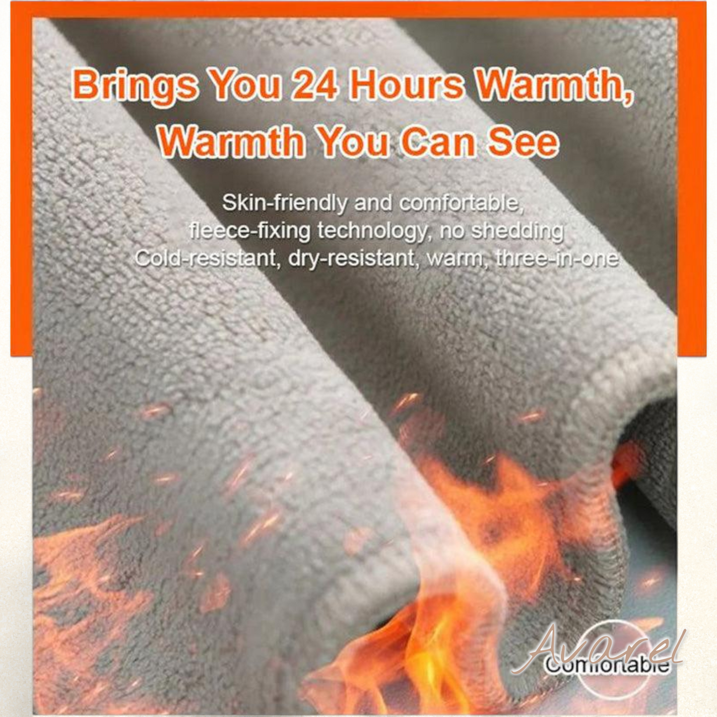 Luxuriösi Warm Hochtaillierte Hose mit Flauschigem Wollfutter