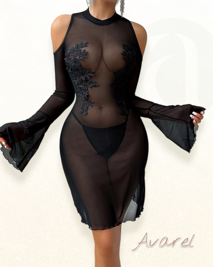 Verführerisch durchsichtig Mesh-Nachthem für sexy Nächt