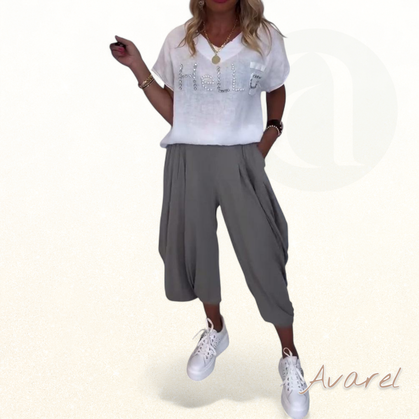 Lässigi einfarbigi Pluderhosen für Damen - Komfort und Stil perfekt zäme gsetzt