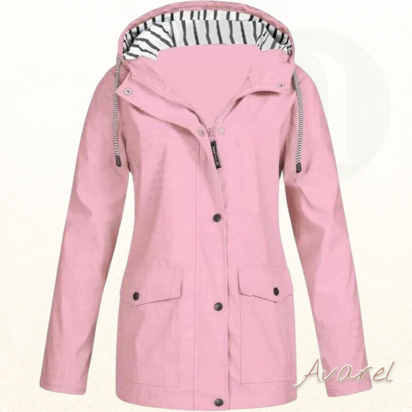 Frauenjacke mit wasserdichem und winddichtem Schutz