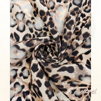 Vielseitige Kapuzenmantel mit umkehrbarem Leopardemuster für stilvollen Komfort