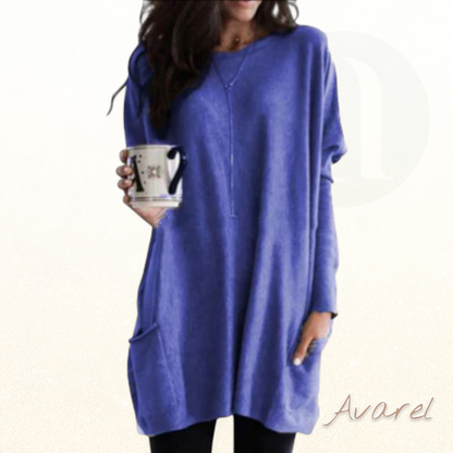 Alkinar Dame Komfortabler Sweatshirt mit Langärmle – Perfekt für jede Gelegenheit