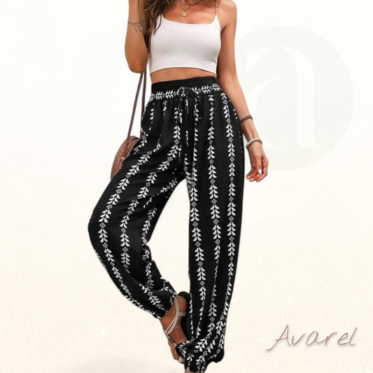 Bequemi Casual Bloomers mit moderne geometrischs Druckdesign