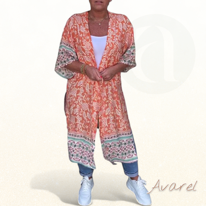 Stylischer Bedruckter Urlaub-Standmantel Für Dr Perfäkte Strandlook