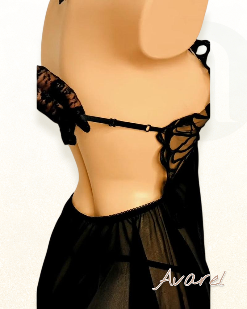 Chic und bequem Übergrössen-Nachthemd für erholsame Schlaaf