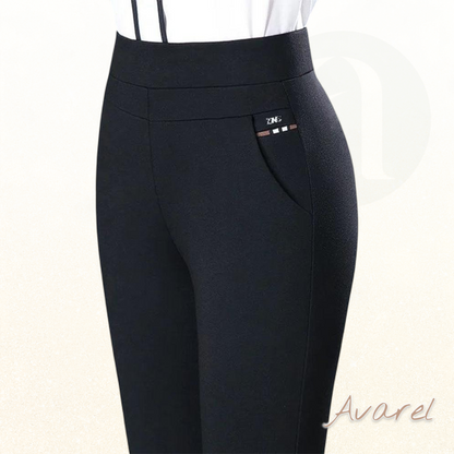 Stilvoll Hochtaillierte Hose mit praktische Tasche für de perfekte Look