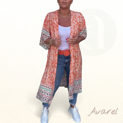 Stylischer Bedruckter Urlaub-Standmantel Für Dr Perfäkte Strandlook