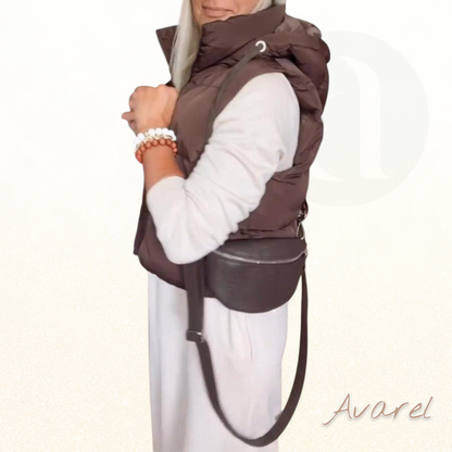 Stilvolle eifarbige Westemantel mit bequemere Kapuuz