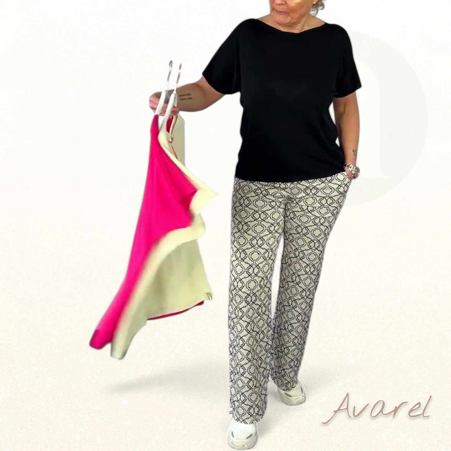 Stylischs einfarbigs Freizeit-T-Shirt mit bequemem Rundhalsausschnitt