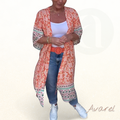 Stylischer Bedruckter Urlaub-Standmantel Für Dr Perfäkte Strandlook