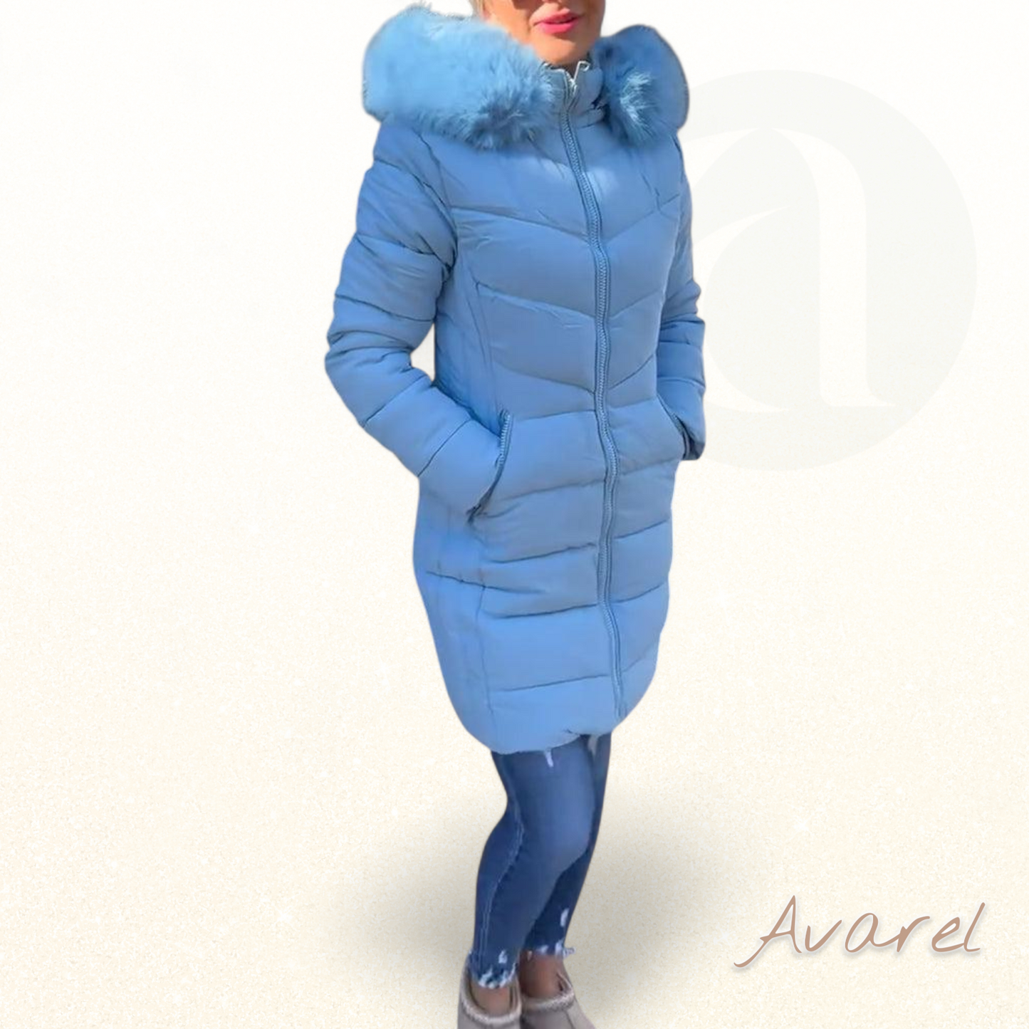 Bequemi ewazwärti wattieri Jacke mit Reissverschluss und praktische Tasche