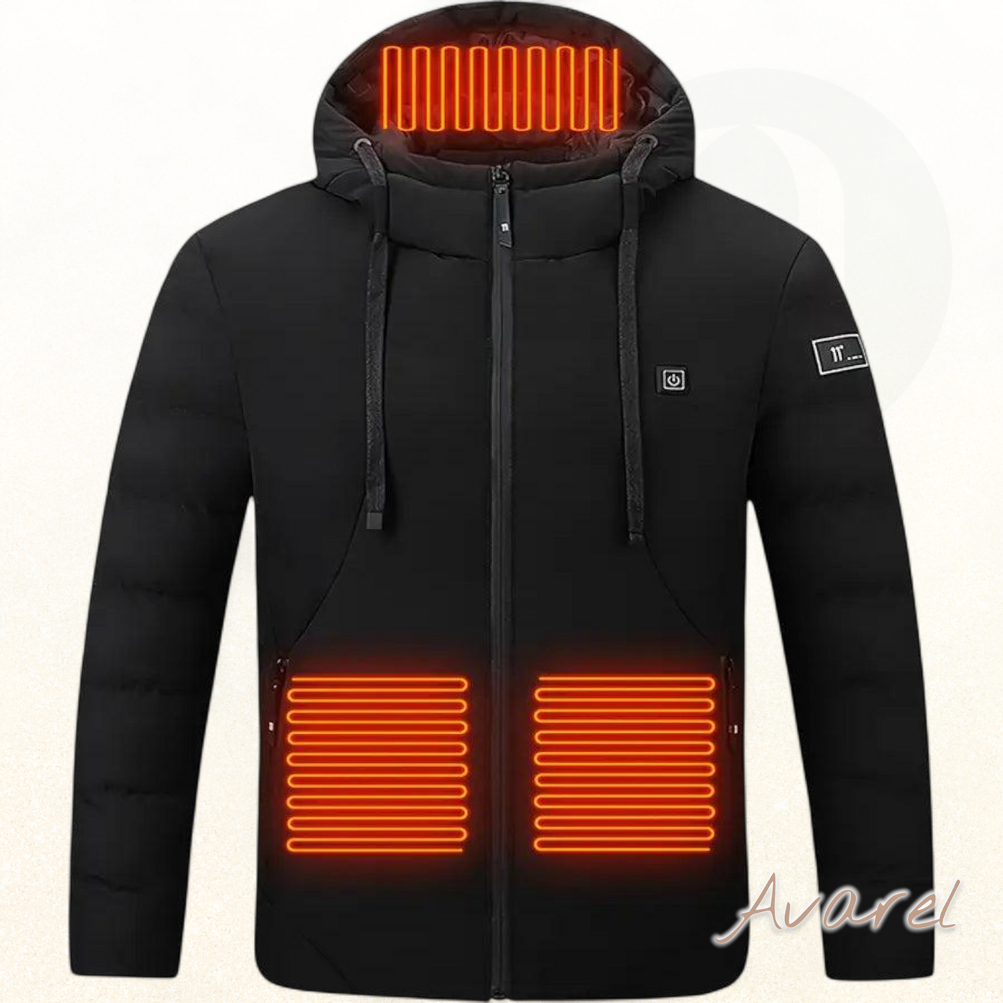 Komfortabli gepolsterte Jacke mit innovativer Heiztechnik für optimalen Komfort