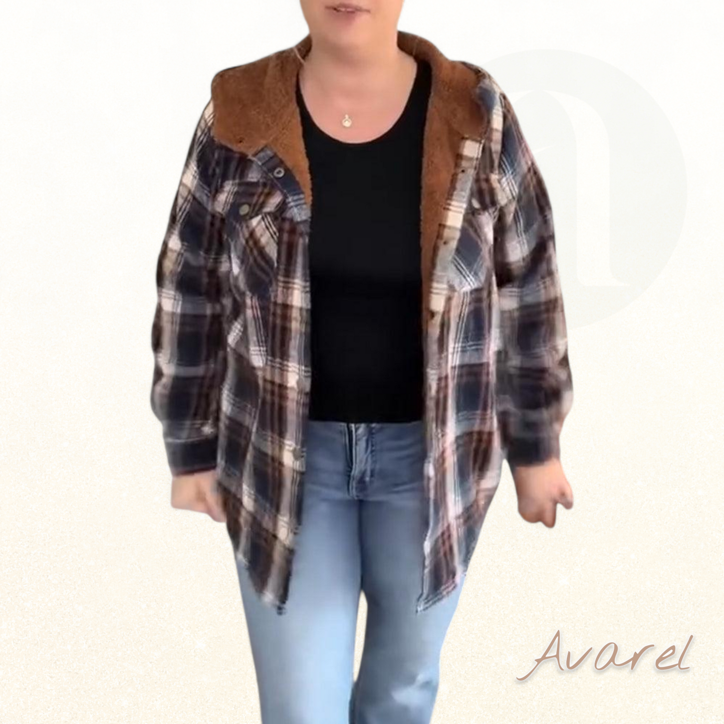 Stilvoll kariert Kapuzen-Wollmäntel für ultimative Bequemlichkeit und zeitlose Eleganz