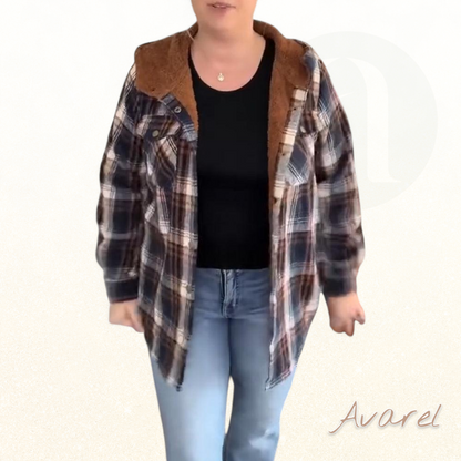 Stilvoll kariert Kapuzen-Wollmäntel für ultimative Bequemlichkeit und zeitlose Eleganz