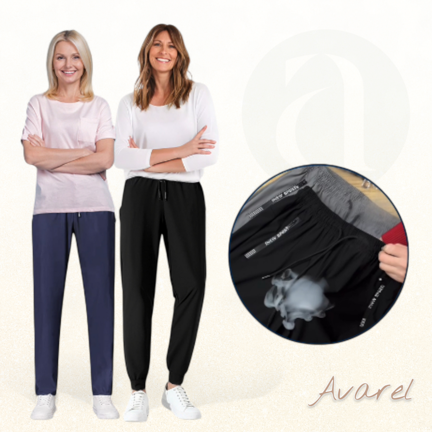 Ultralächte Damenhose uus Stretch-Wissee für maximale Komfort und lässige Stil