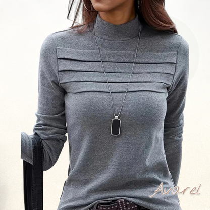 Elegante Top mit Slim Fit und plissiertem Design für e stylishe Look