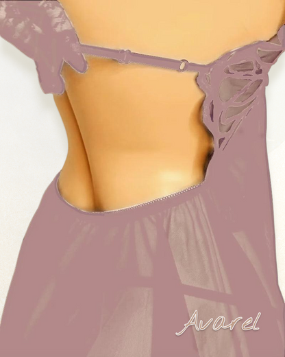 Chic und bequem Übergrössen-Nachthemd für erholsame Schlaaf