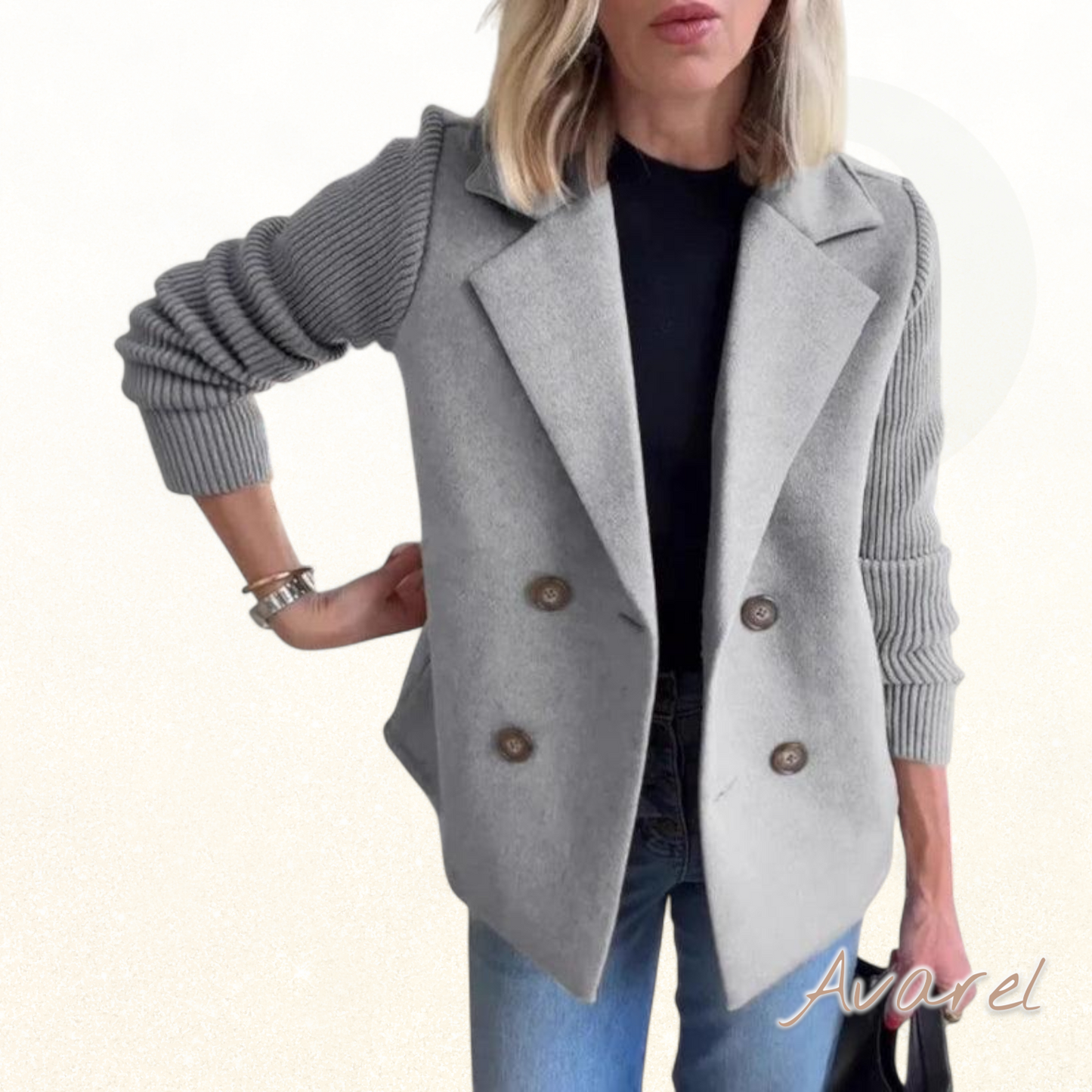 Sweater Blazer Velin im modische Look für e einzigartigs Erscheinig